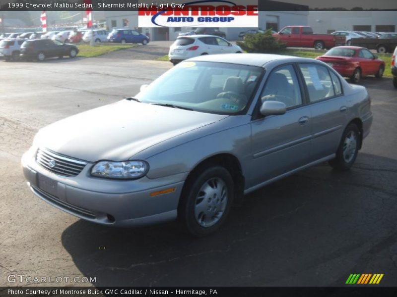 Silvermist Metallic / Light Gray 1999 Chevrolet Malibu Sedan