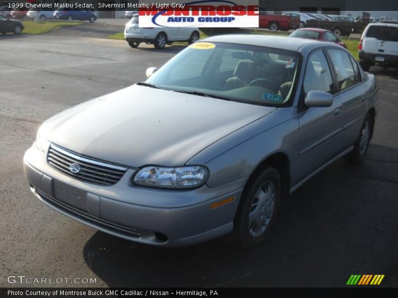 Silvermist Metallic / Light Gray 1999 Chevrolet Malibu Sedan