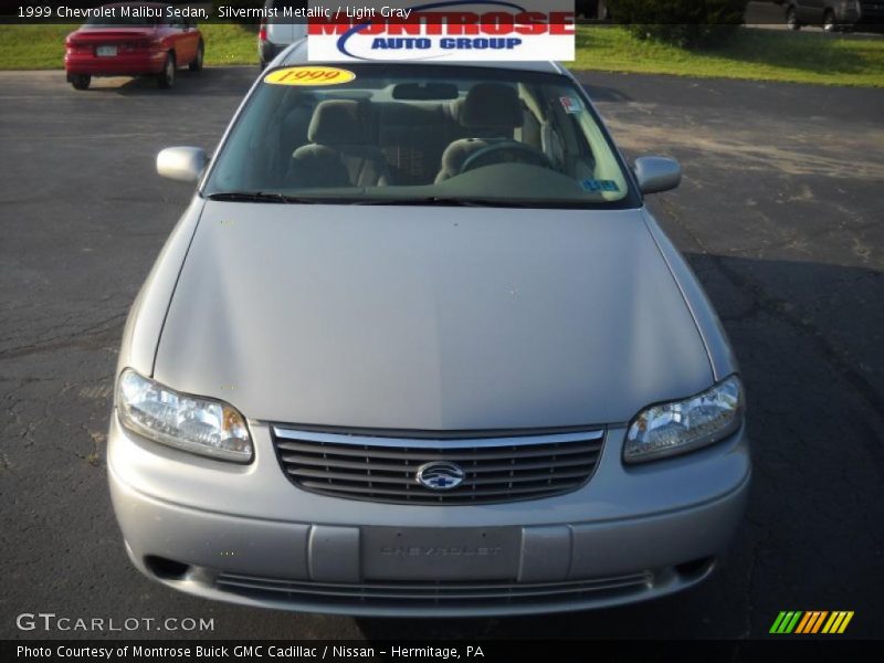 Silvermist Metallic / Light Gray 1999 Chevrolet Malibu Sedan