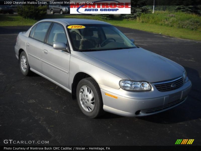 Silvermist Metallic / Light Gray 1999 Chevrolet Malibu Sedan