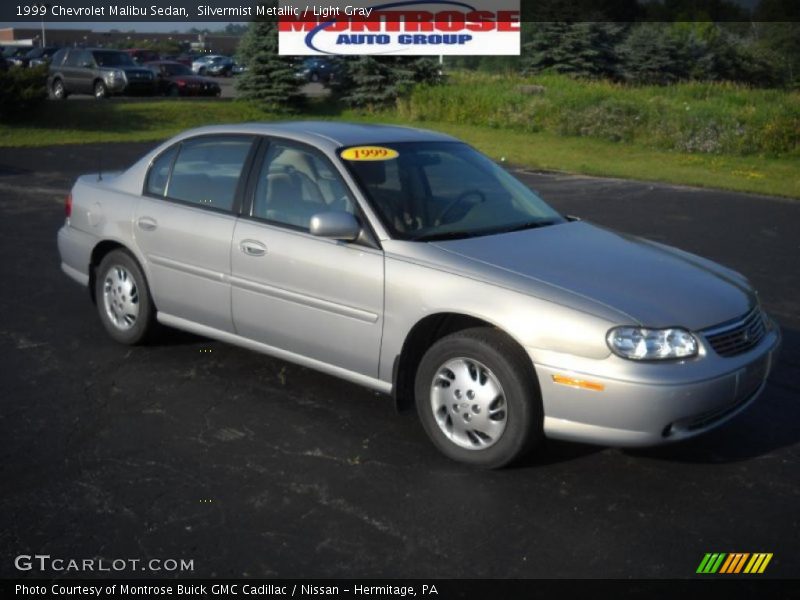 Silvermist Metallic / Light Gray 1999 Chevrolet Malibu Sedan