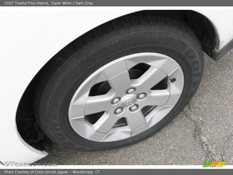 Super White / Dark Gray 2007 Toyota Prius Hybrid