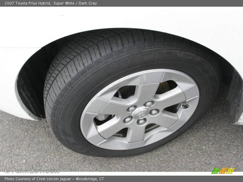 Super White / Dark Gray 2007 Toyota Prius Hybrid