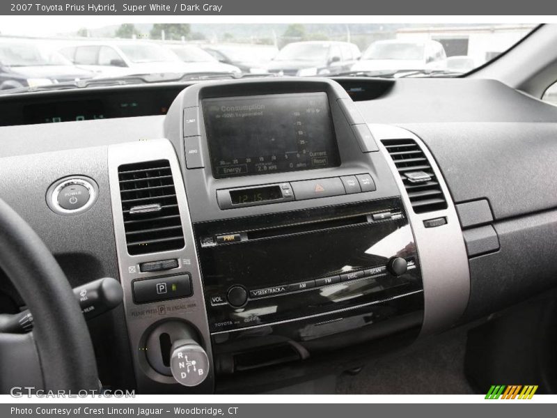 Super White / Dark Gray 2007 Toyota Prius Hybrid