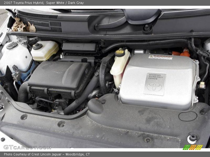 Super White / Dark Gray 2007 Toyota Prius Hybrid