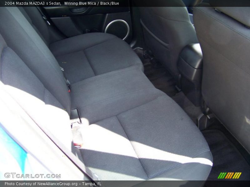 Winning Blue Mica / Black/Blue 2004 Mazda MAZDA3 s Sedan