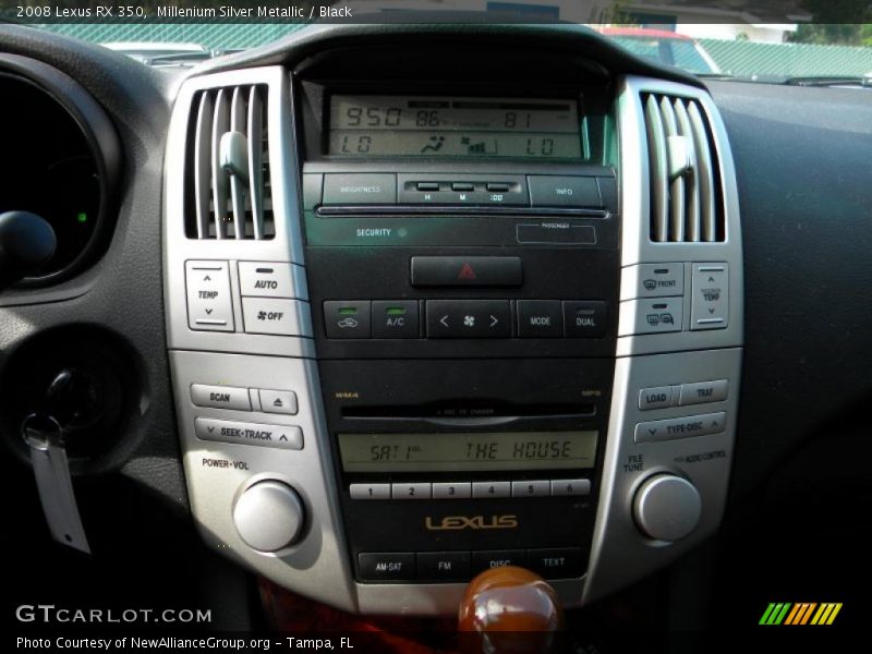 Millenium Silver Metallic / Black 2008 Lexus RX 350
