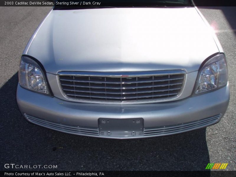 Sterling Silver / Dark Gray 2003 Cadillac DeVille Sedan
