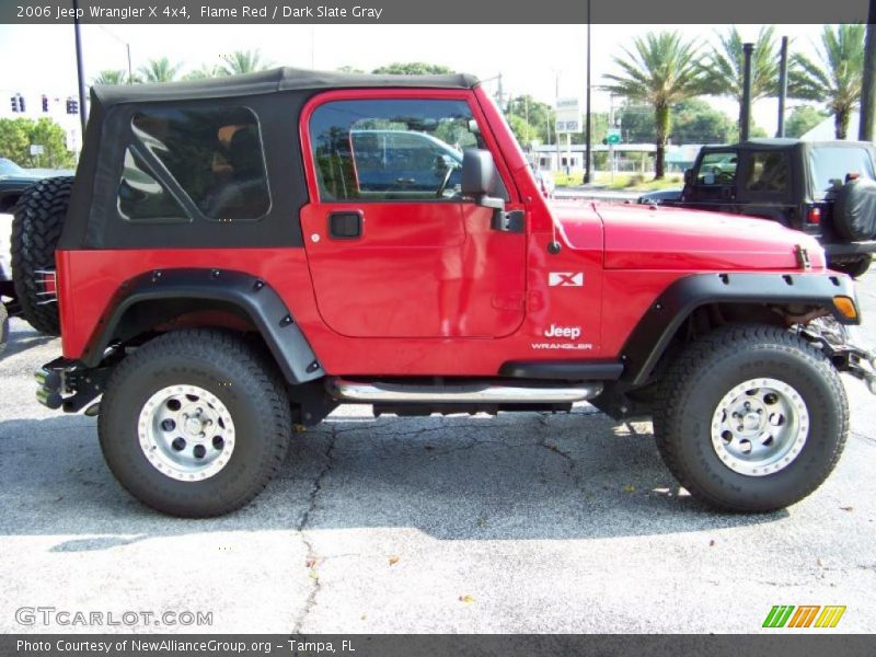 Flame Red / Dark Slate Gray 2006 Jeep Wrangler X 4x4