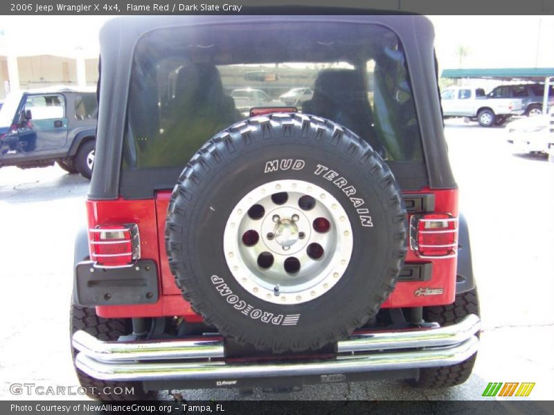 Flame Red / Dark Slate Gray 2006 Jeep Wrangler X 4x4