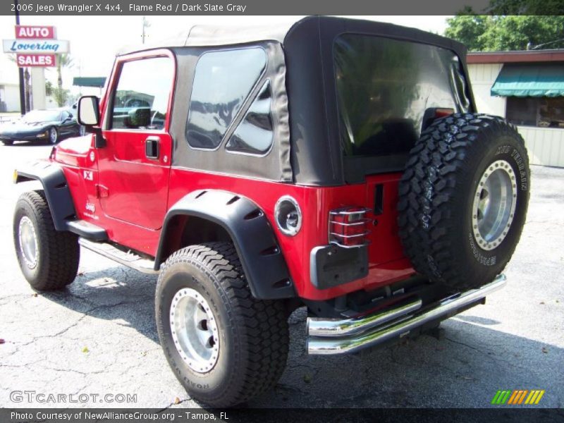 Flame Red / Dark Slate Gray 2006 Jeep Wrangler X 4x4