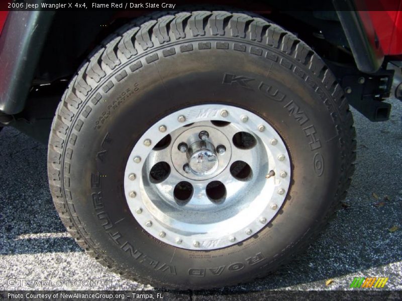 Flame Red / Dark Slate Gray 2006 Jeep Wrangler X 4x4