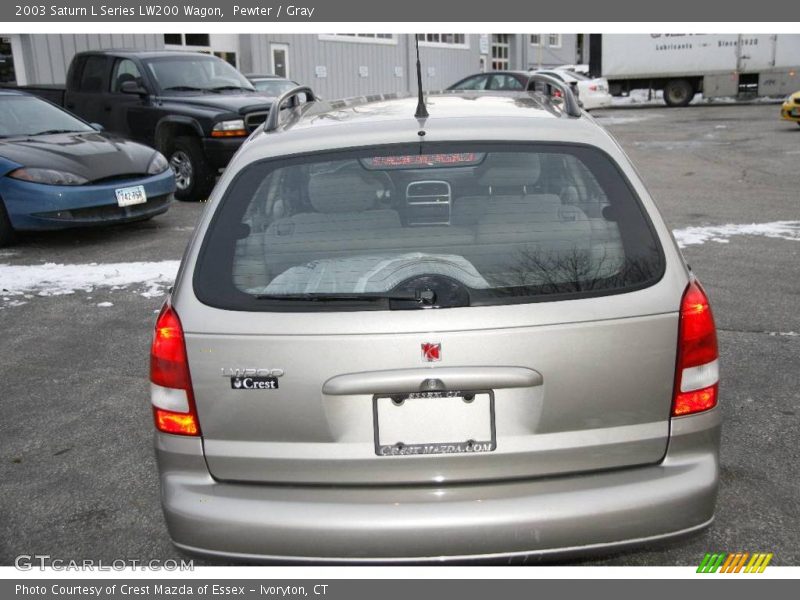 Pewter / Gray 2003 Saturn L Series LW200 Wagon