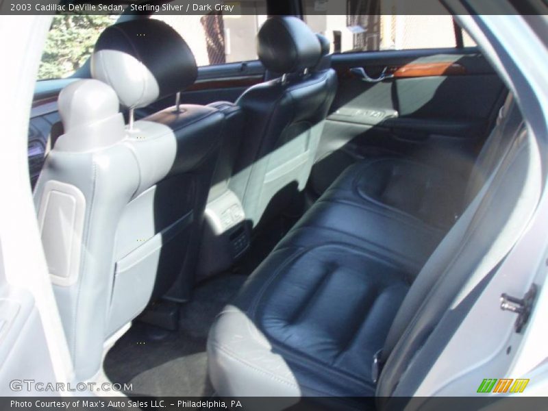 Sterling Silver / Dark Gray 2003 Cadillac DeVille Sedan