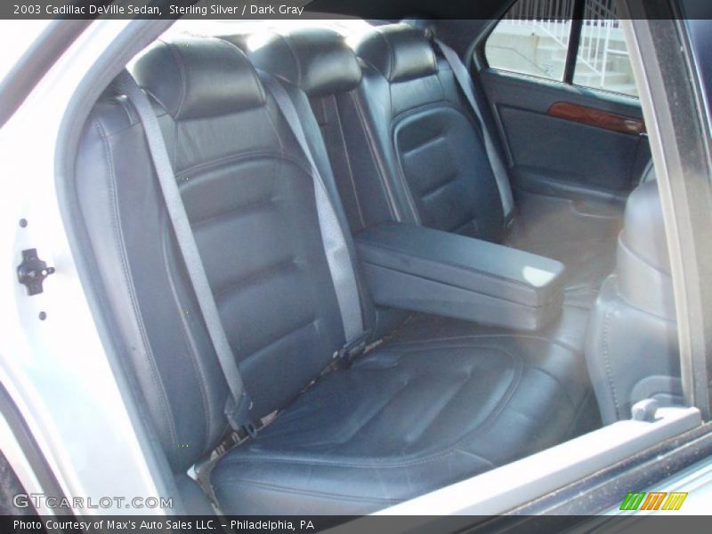 Sterling Silver / Dark Gray 2003 Cadillac DeVille Sedan