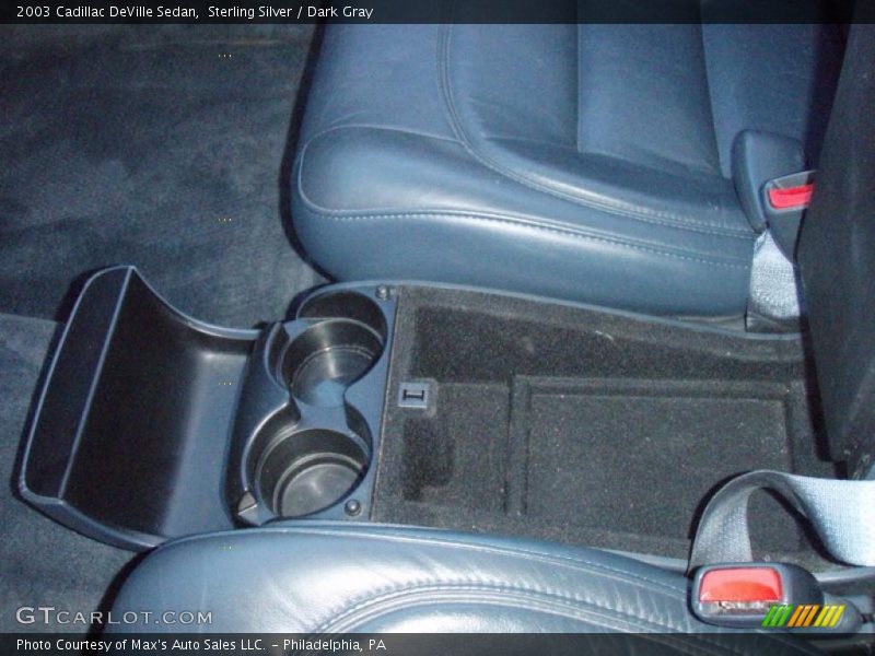 Sterling Silver / Dark Gray 2003 Cadillac DeVille Sedan