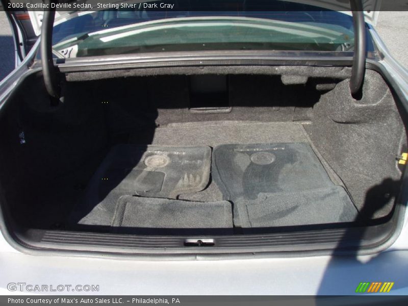 Sterling Silver / Dark Gray 2003 Cadillac DeVille Sedan