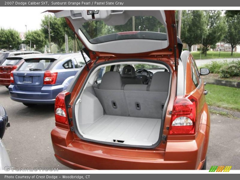 Sunburst Orange Pearl / Pastel Slate Gray 2007 Dodge Caliber SXT