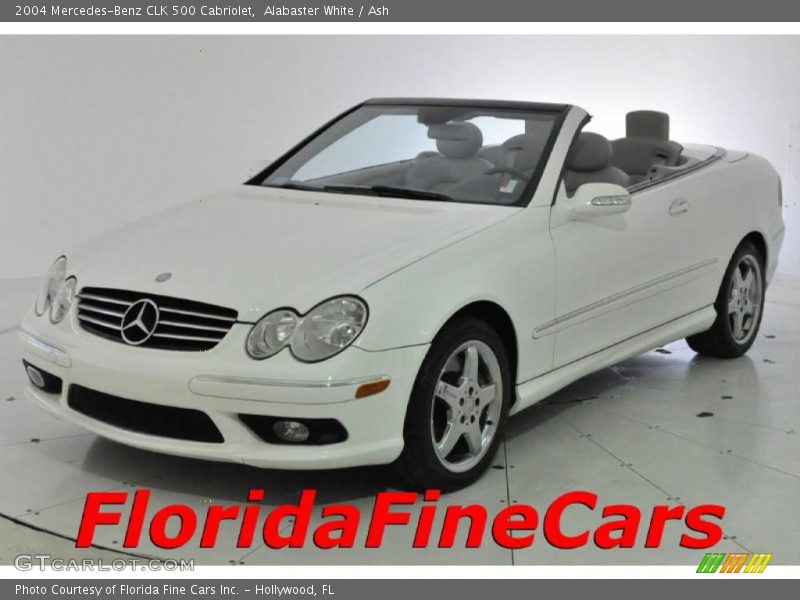 Alabaster White / Ash 2004 Mercedes-Benz CLK 500 Cabriolet