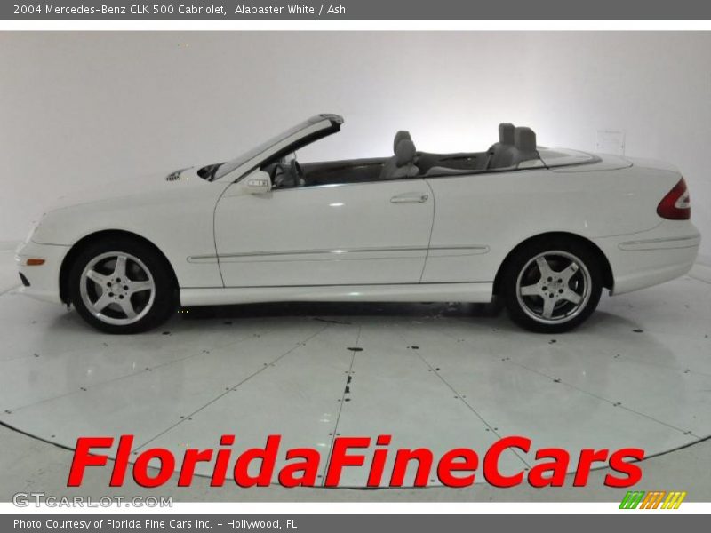 Alabaster White / Ash 2004 Mercedes-Benz CLK 500 Cabriolet