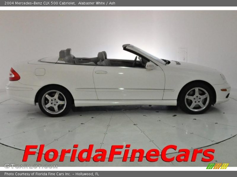 Alabaster White / Ash 2004 Mercedes-Benz CLK 500 Cabriolet