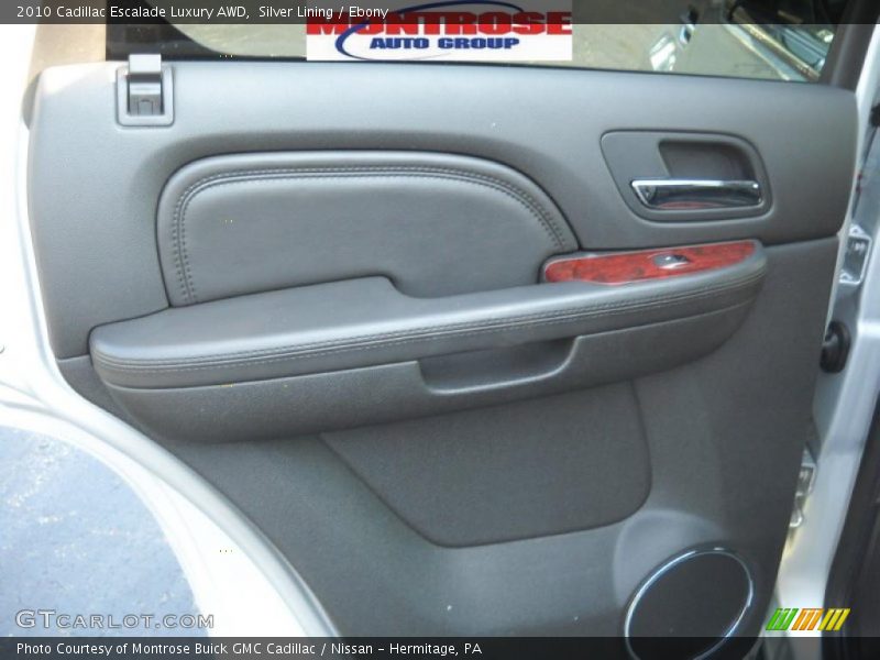 Silver Lining / Ebony 2010 Cadillac Escalade Luxury AWD