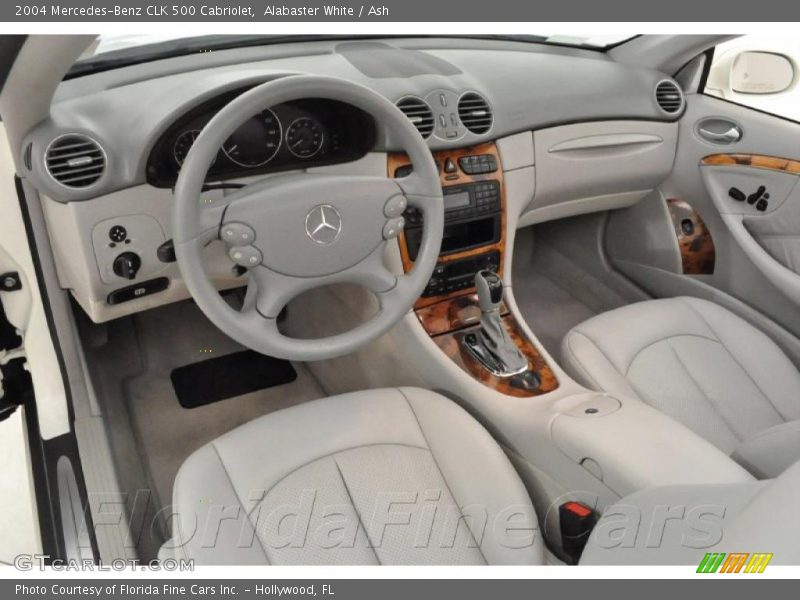 Alabaster White / Ash 2004 Mercedes-Benz CLK 500 Cabriolet