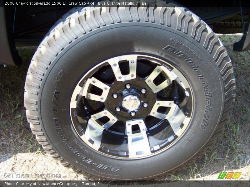 Blue Granite Metallic / Tan 2006 Chevrolet Silverado 1500 LT Crew Cab 4x4