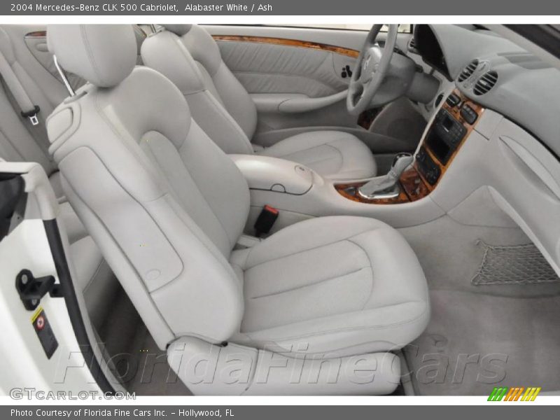 Alabaster White / Ash 2004 Mercedes-Benz CLK 500 Cabriolet