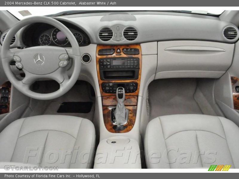 Alabaster White / Ash 2004 Mercedes-Benz CLK 500 Cabriolet