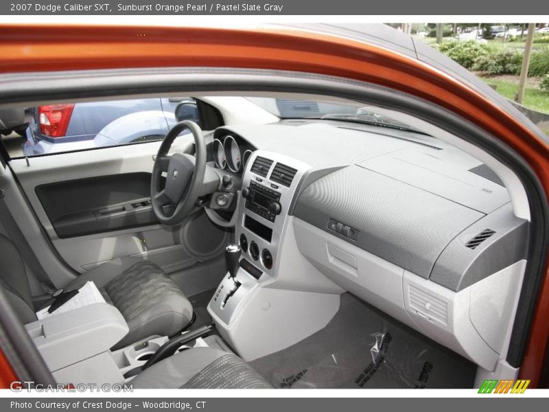 Sunburst Orange Pearl / Pastel Slate Gray 2007 Dodge Caliber SXT