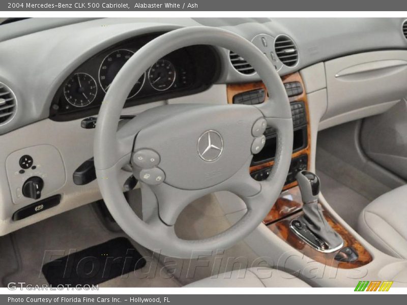 Alabaster White / Ash 2004 Mercedes-Benz CLK 500 Cabriolet