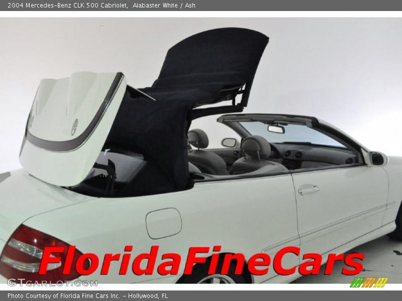 Alabaster White / Ash 2004 Mercedes-Benz CLK 500 Cabriolet