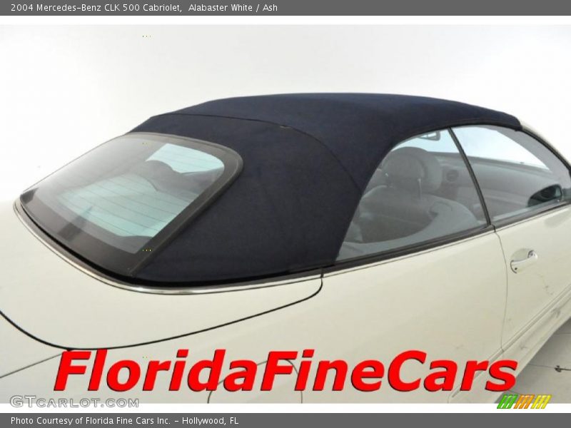 Alabaster White / Ash 2004 Mercedes-Benz CLK 500 Cabriolet
