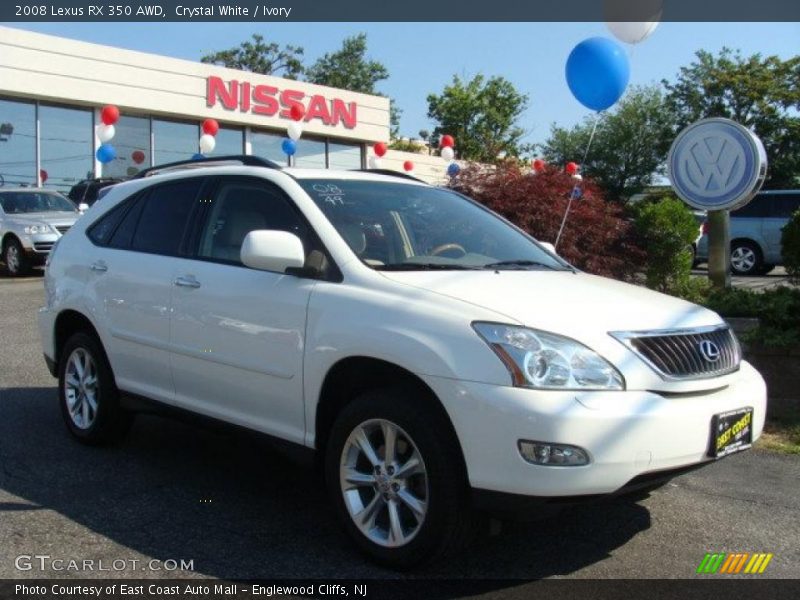 Crystal White / Ivory 2008 Lexus RX 350 AWD