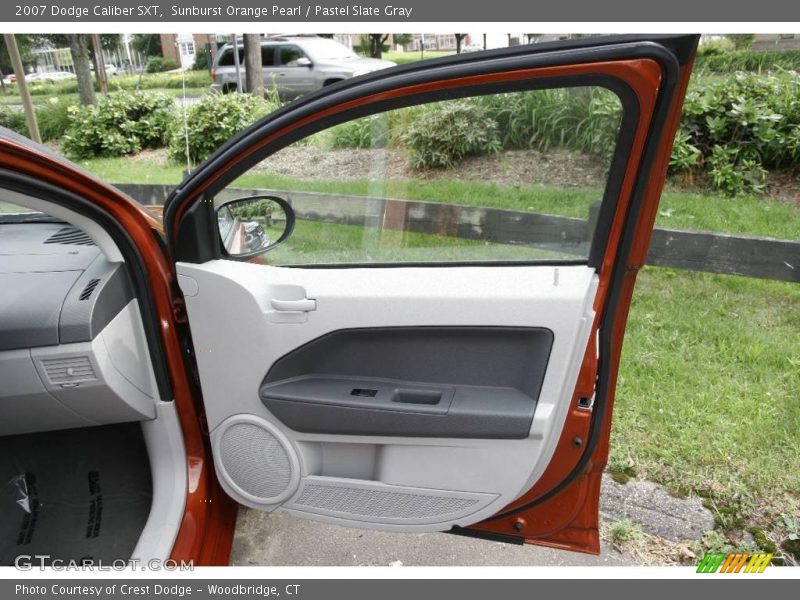 Sunburst Orange Pearl / Pastel Slate Gray 2007 Dodge Caliber SXT