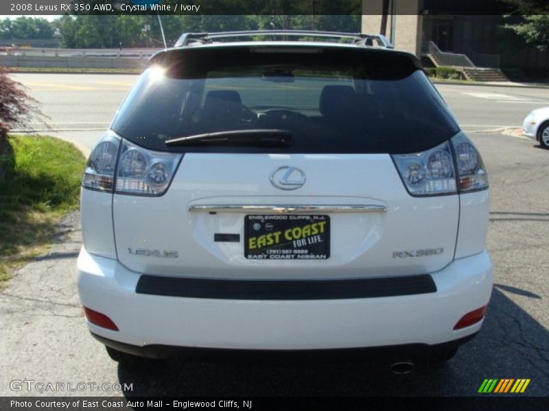 Crystal White / Ivory 2008 Lexus RX 350 AWD