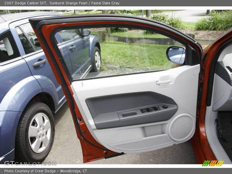Sunburst Orange Pearl / Pastel Slate Gray 2007 Dodge Caliber SXT