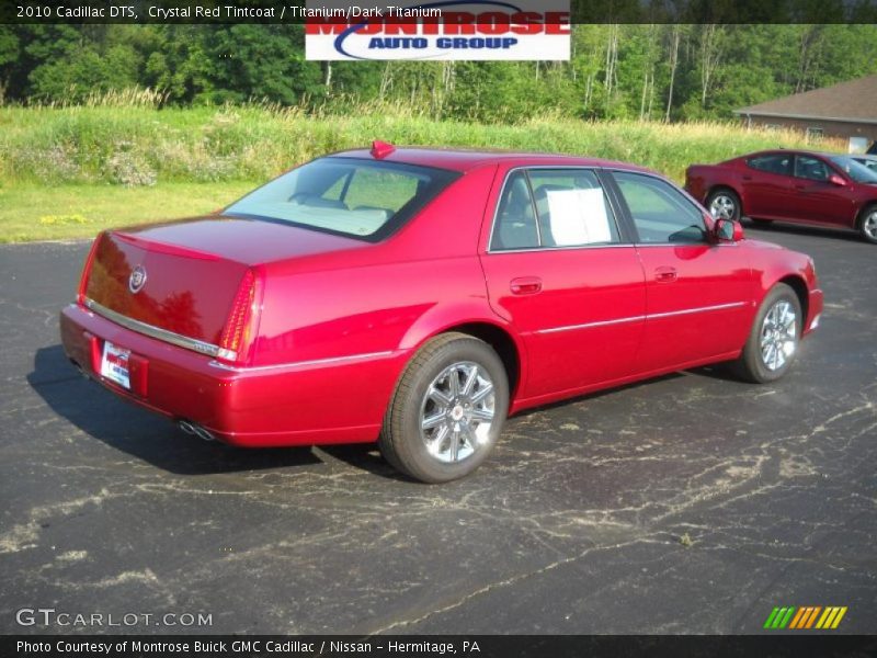 Crystal Red Tintcoat / Titanium/Dark Titanium 2010 Cadillac DTS