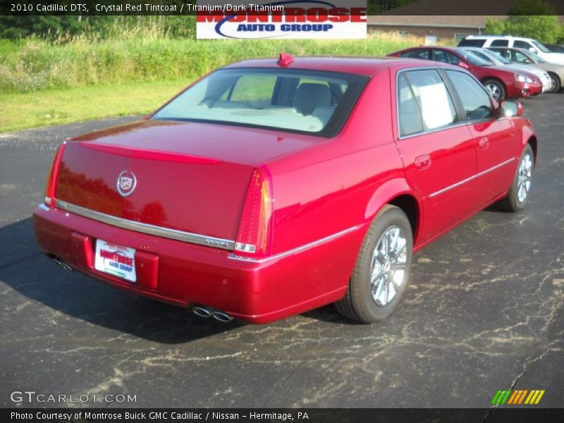 Crystal Red Tintcoat / Titanium/Dark Titanium 2010 Cadillac DTS