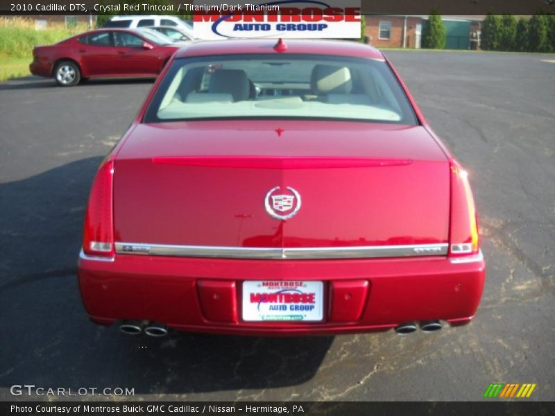 Crystal Red Tintcoat / Titanium/Dark Titanium 2010 Cadillac DTS