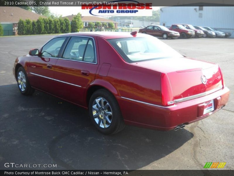 Crystal Red Tintcoat / Titanium/Dark Titanium 2010 Cadillac DTS