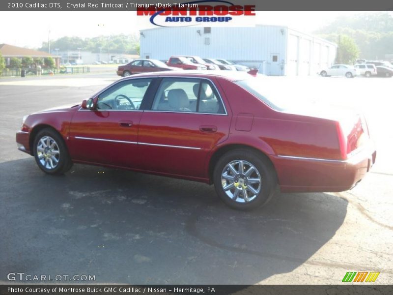 Crystal Red Tintcoat / Titanium/Dark Titanium 2010 Cadillac DTS
