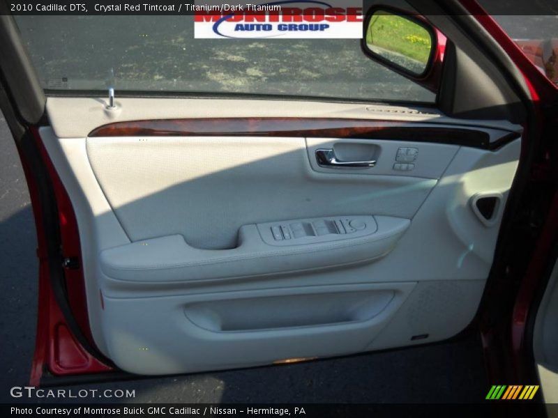 Crystal Red Tintcoat / Titanium/Dark Titanium 2010 Cadillac DTS
