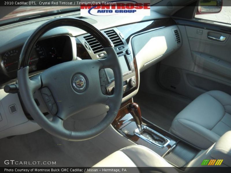 Crystal Red Tintcoat / Titanium/Dark Titanium 2010 Cadillac DTS
