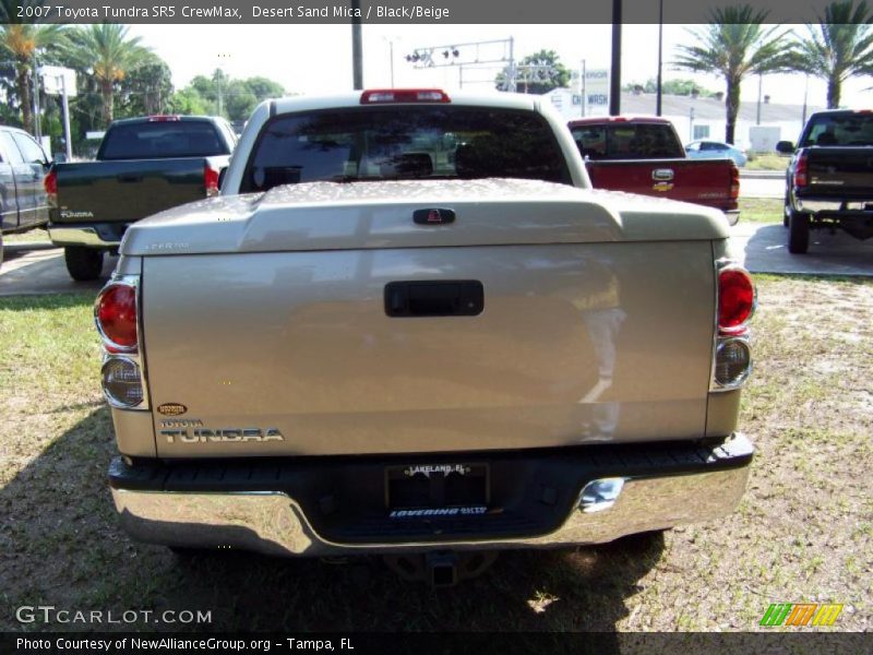 Desert Sand Mica / Black/Beige 2007 Toyota Tundra SR5 CrewMax