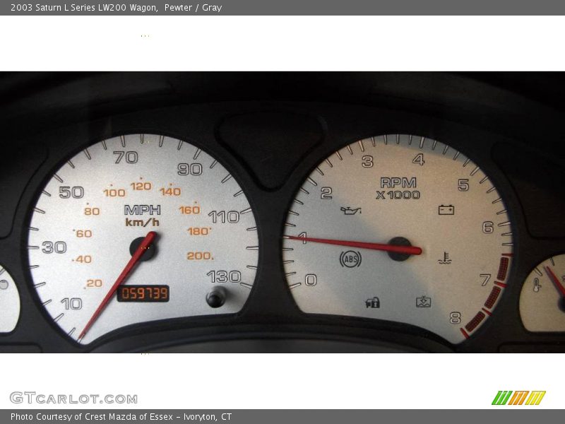 Pewter / Gray 2003 Saturn L Series LW200 Wagon