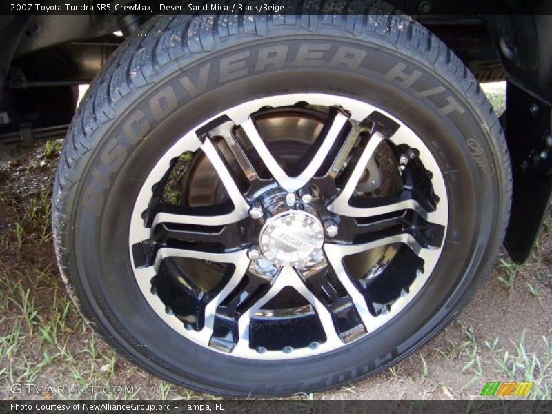 Desert Sand Mica / Black/Beige 2007 Toyota Tundra SR5 CrewMax