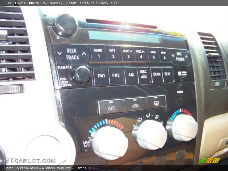 Desert Sand Mica / Black/Beige 2007 Toyota Tundra SR5 CrewMax