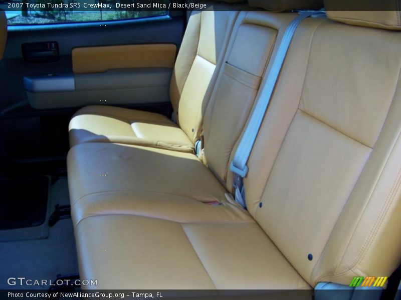 Desert Sand Mica / Black/Beige 2007 Toyota Tundra SR5 CrewMax